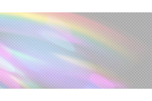 Rainbow light prism effect