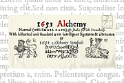 1651 Alchemy Set, a Serif Font by GLC Foundry (Thumbnail 1 of 5)
