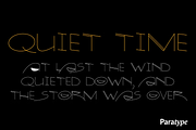 Quite Time, a Handwritten Font by Paratype (Thumbnail 2 of 2)