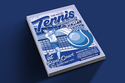 Tennis Tournament Retro Style Flyer, a Flyer Template by Muhamad Iqbal hidayat (Thumbnail 2 of 4)