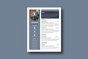 Stylish Minimal CV Template, a Resume Template by Annudesign (Thumbnail 2 of 5)