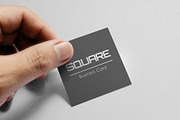 Square Business Card Mockups, a Print Template by resumetemplathttps://d3es (Thumbnail 12 of 14)