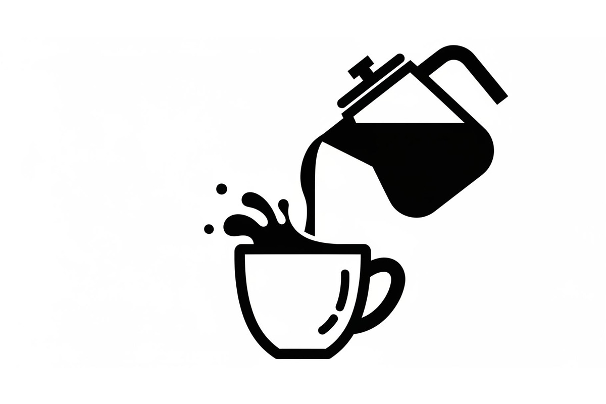 Pour Over Coffee Cup Silhouette Bund, an Illustration by Designs_River (Photo 26 of 31)