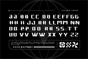 VB Fairock - Futuristic Display Font, a Sans Serif Font by VALIANTBROTHA (Thumbnail 2 of 11)