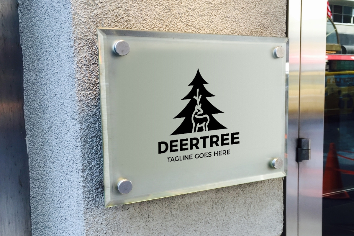 Deer Tree Logo, a Branding & Logo Template by Design_Planet