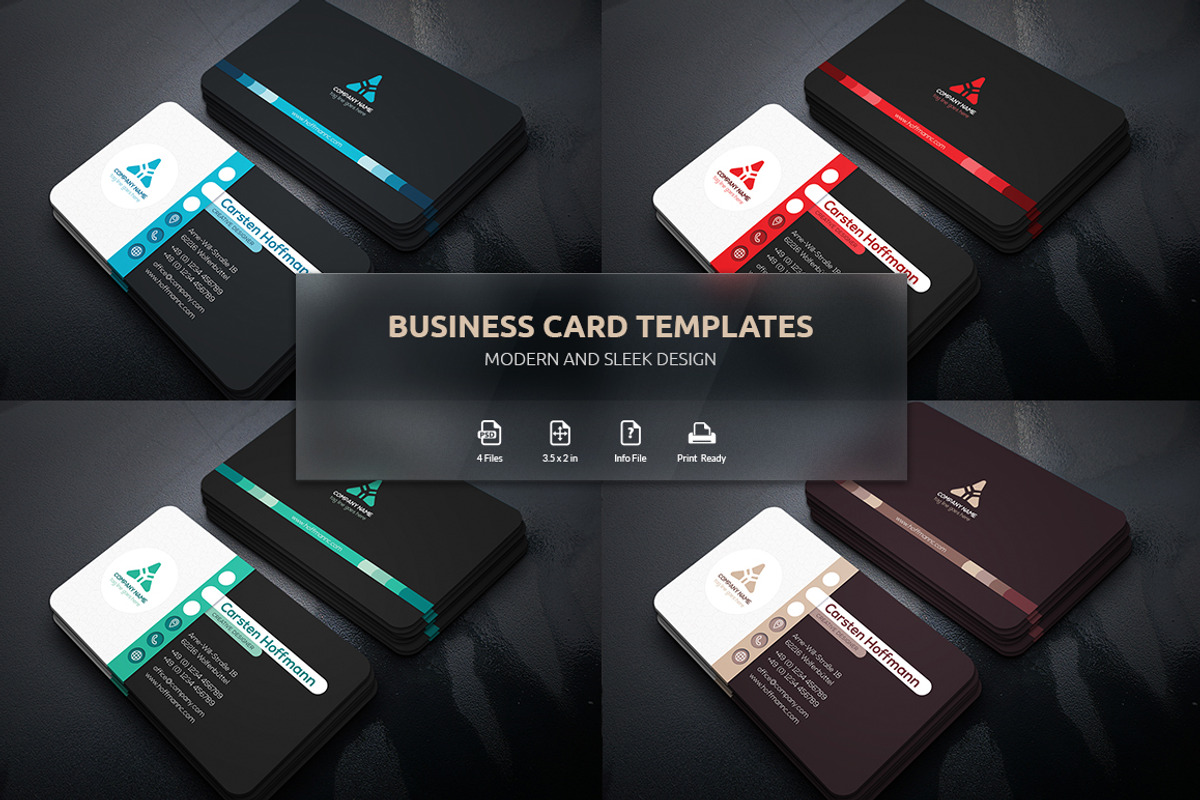 Business Card Templates, a Business Card Template by zokidesign (Photo 1 of 5)