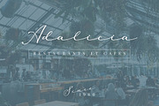 Melania Script, a Script Font by Letterhend Studio (Thumbnail 6 of 8)