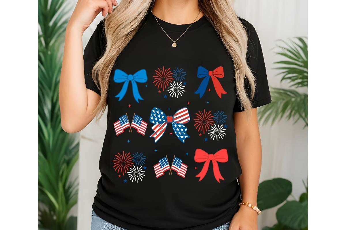 Coquette 4th July American Flag Png, an Object Graphic by Digi_Design_World (Photo 4 of 4)