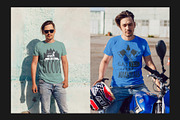 Men's T-Shirt Mock-Up Set, a Shirt Mockup by Freeman Studio (Thumbnail 8 of 14)