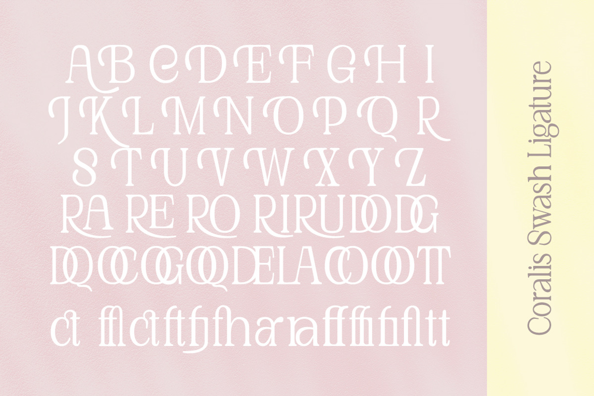 Coralis Elegant, a Sans Serif Font by Gatype (Photo 10 of 10)