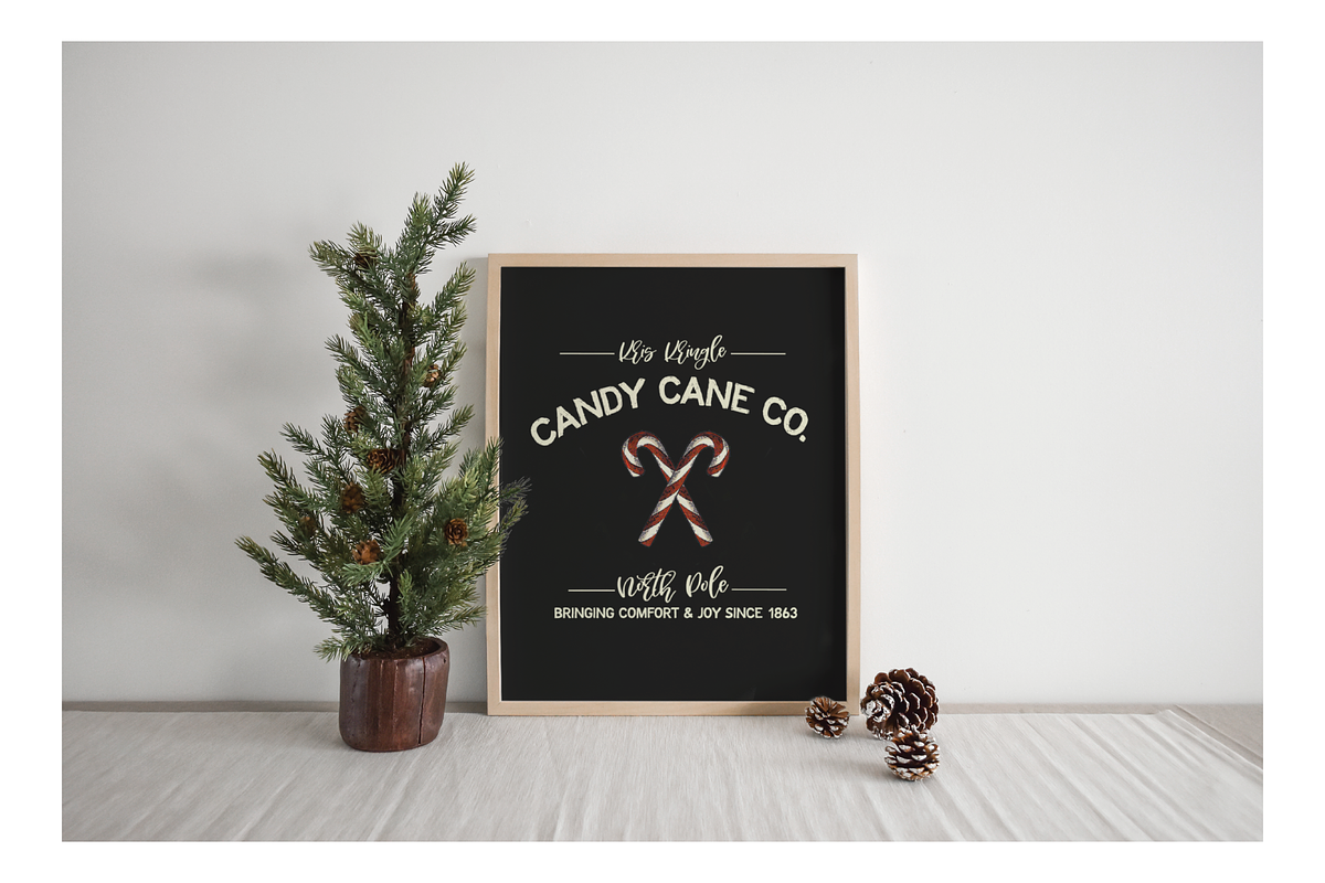 Christmas Frame Mockup Bundle, a Household Mockup by Saguaro Digital (Photo 5 of 8)
