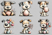 Whimsical Easter Dogs Clipart, an Illustration by Sublimation Artist (Thumbnail 3 of 7)