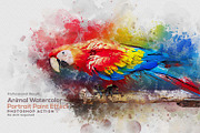 Dog Watercolor Painting, an Action Add-On by MRI STUDIO (Thumbnail 17 of 18)