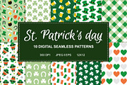 St Patrick's day patterns set, a Pattern Graphic by Swetsol (Thumbnail 1 of 6)