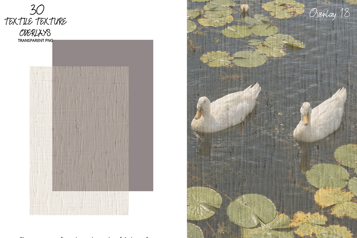 30 Textile Texture Overlays PNG, a Texture Graphic by DreamoraArt (Photo 5 of 15)