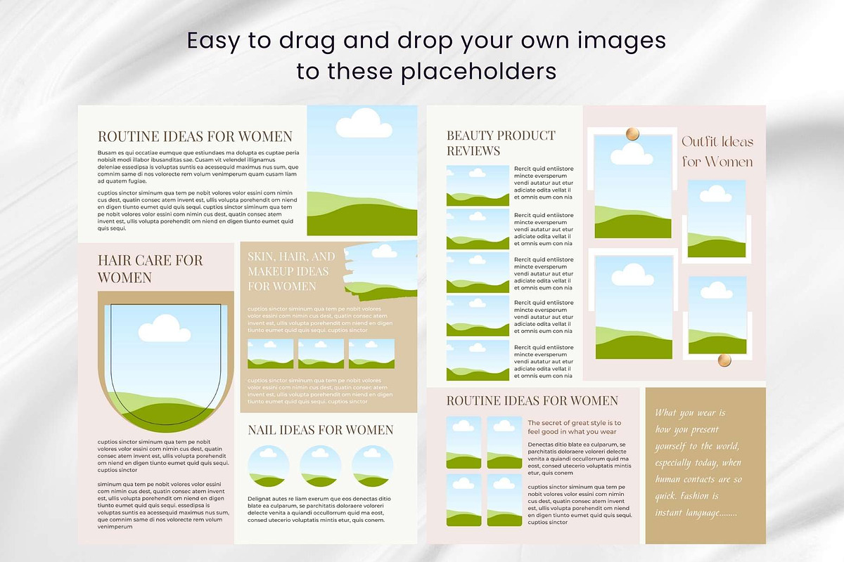 Canva Newsletter Template Fashion, an Email Template by PixelCraft (Photo 11 of 15)
