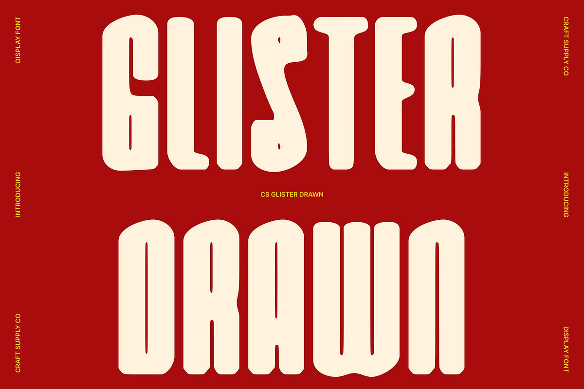 CS Glister Drawn, a Sans Serif Font by Craft Supply Co. (Photo 1 of 8)