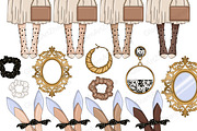 Fashion Clipart, an Object Illustration by GlamArtZhanna (Thumbnail 3 of 5)