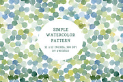 Cheerful Seamless Watercolor Pattern, a Pattern Graphic by swiejko (Thumbnail 1 of 3)