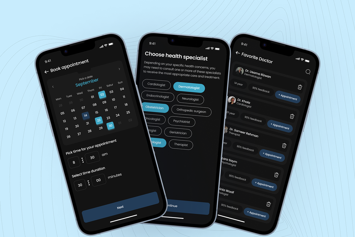 Abond-Medical App UI Kit, an UI Kit Template by Digibulbo (Photo 7 of 8)