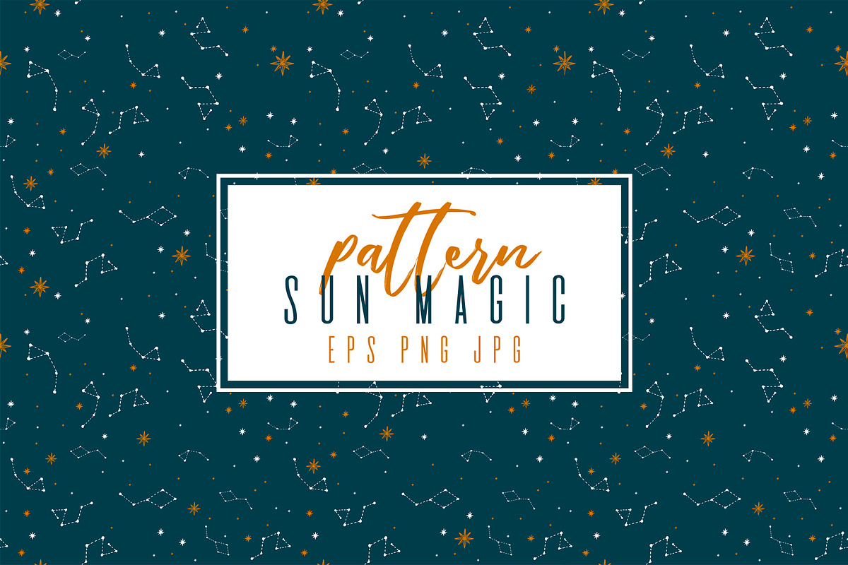 Pattern set - Sun Magic, a Pattern Graphic by Moonflora (Photo 7 of 13)