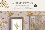 AUTUMN DREAMS watercolor collection, a Seasonal Illustration by long summer (Thumbnail 18 of 18)