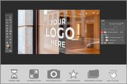 Window Storefront Mockup PSD, an Advertising Mockup by Bruno's Shop (Thumbnail 3 of 4)