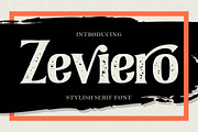 Zeviero - Stylish Serif Font, a Serif Font by PutraCetol Studio (Thumbnail 1 of 12)