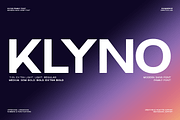 Klyno – A Modern Geometric Font Sans, a Sans Serif Font by roomspace creative lab (Thumbnail 1 of 11)