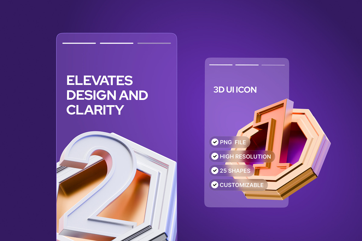 3D Game Badge Icon, an Object Graphic by Illustrava (Photo 2 of 7)