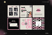 PINK AURA |Instagram Posts Templates, a Social Media Template by Ad Astra Creations (Thumbnail 3 of 6)