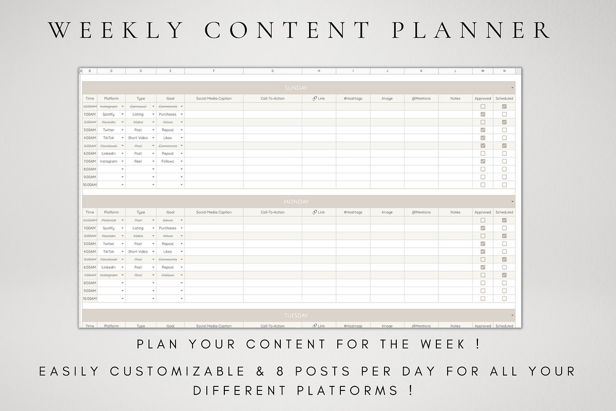 Social Media Content Manager, a Templates & Theme by BRANDcontent (Photo 4 of 9)