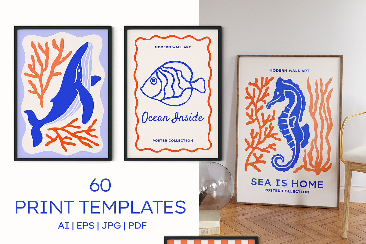 Ocean Gallery Vector Print Creator, an Object Graphic by ArtFM (Photo 4 of 17)