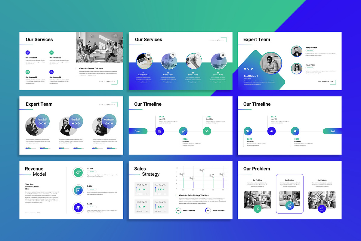 Pitch Deck Presentation Template, a Presentation Template by Spark_Creative (Photo 4 of 6)