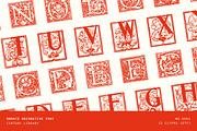 Victorian Ornamental Drop Cap Font, a Symbol Font by Century Library (Thumbnail 1 of 5)