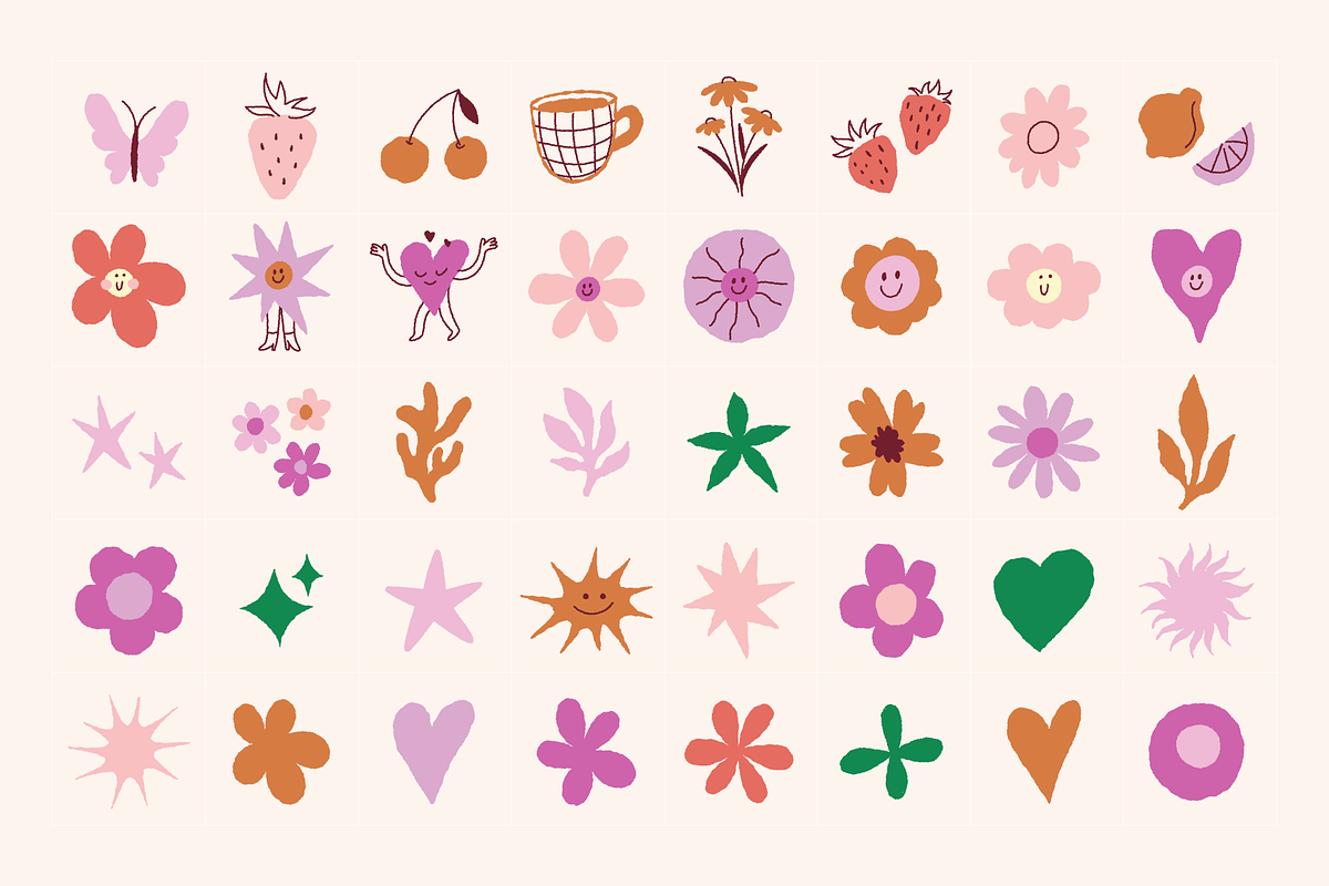 Self love, vector illustrations, an Object Graphic by venimo (Photo 11 of 15)