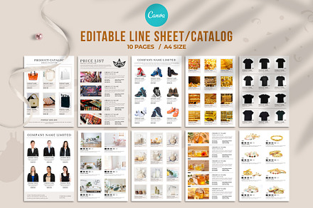 Wholesale Product Catalog/Line Sheet