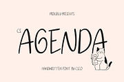 CS Agenda – Handwritten Font, a Handwritten Font by Craft Supply Co. (Thumbnail 1 of 8)