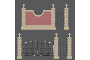 garden gate, an Object Illustration by piter.goskov