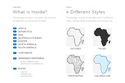 ONE WORLD ICONS - Countries, an Outline Icon by Uniko Studio (Thumbnail 2 of 10)