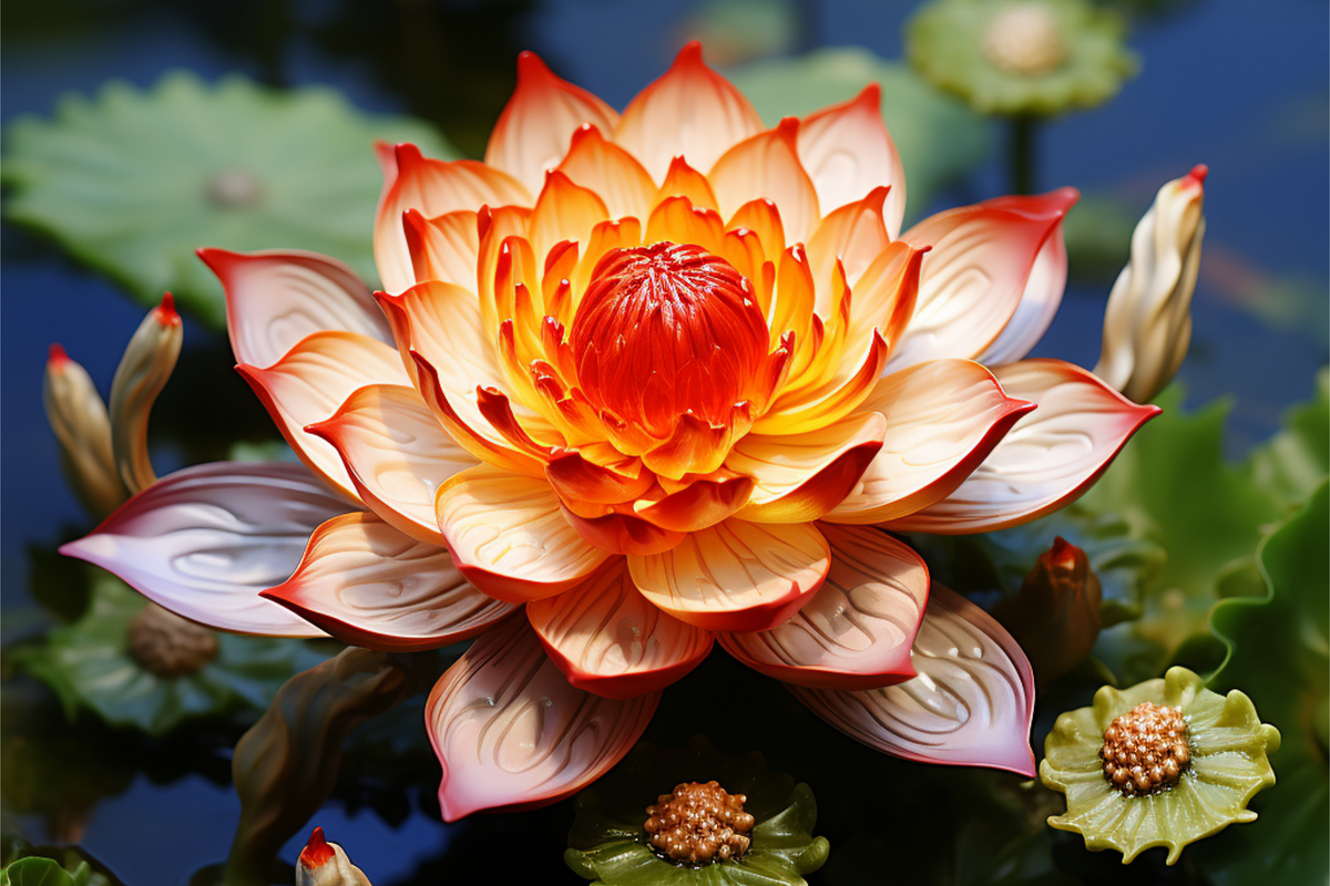 Stunning Lotus Flower Backgrounds, a Background Graphic by Whiskey Bee Boutique (Photo 11 of 11)
