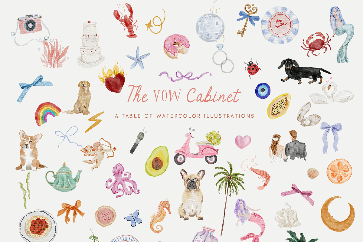 Handmade summer spring quirky icons, an Object Graphic by Grace Noboa Illustrations (Photo 8 of 13)