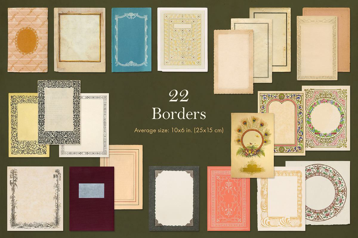 100 Vintage Decorative Papers, an Object Graphic by The Object Atlas (Photo 4 of 9)
