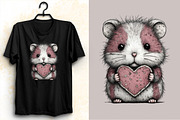 Whimsical Valentine Baby Animals Cli, an Illustration by SVGArt (Thumbnail 6 of 7)