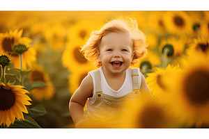 flowers cute sun ai generated, a Background Photo by pikepicture
