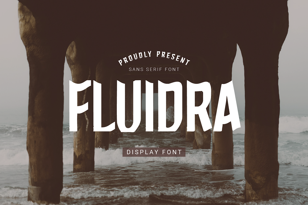 Fluidra Sans Serif Font, a Sans Serif Font by Glowin_studio (Photo 1 of 3)