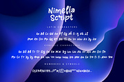 Nimella Script, a Script Font by chekart (Thumbnail 8 of 9)