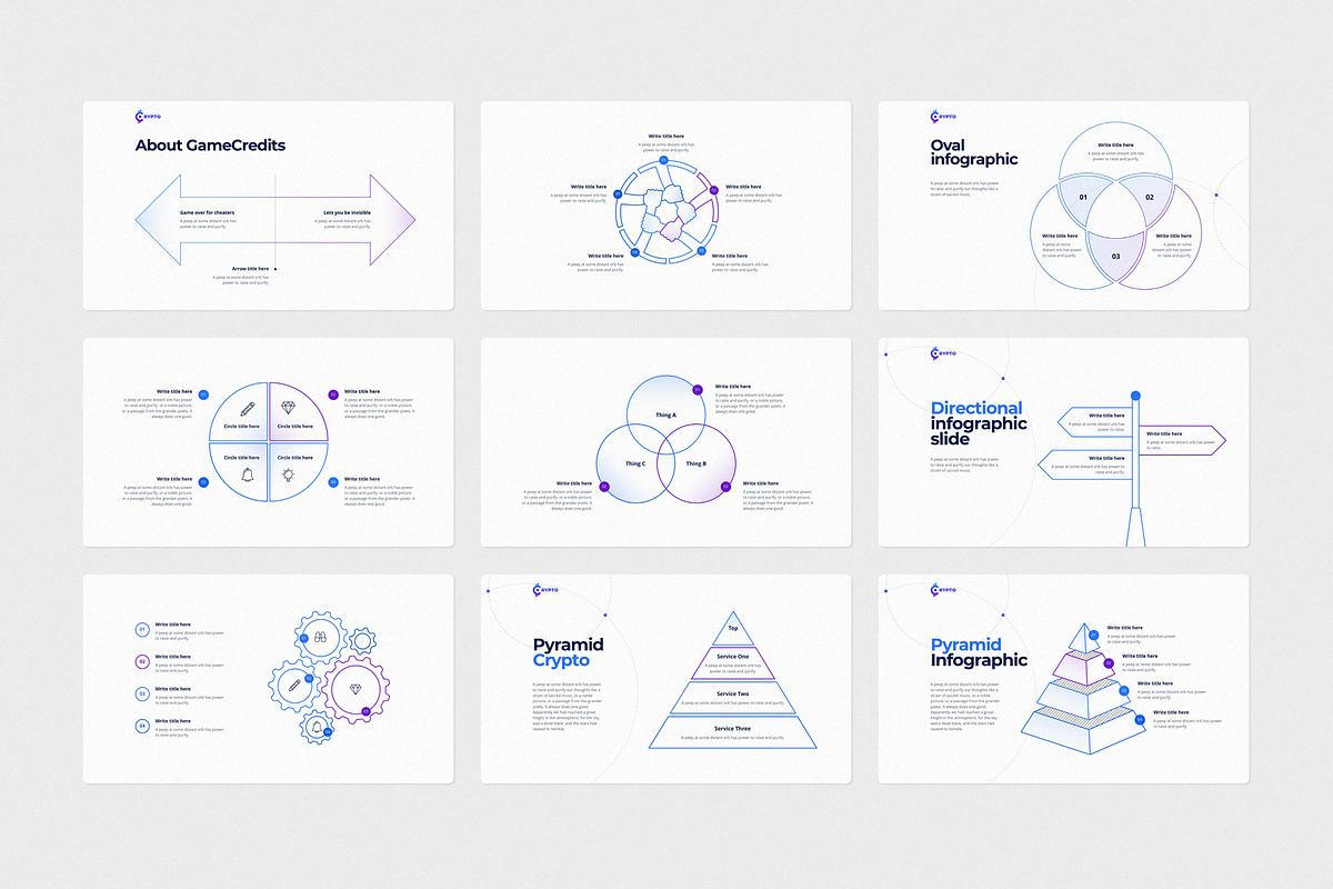 CRYPTO Powerpoint Template (Light), a Presentation Template by ShapeSlide (Photo 8 of 17)