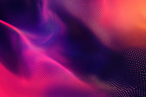 Abstract Pink Purple Wave Digital Ar, a Photo by Pixeness Studio