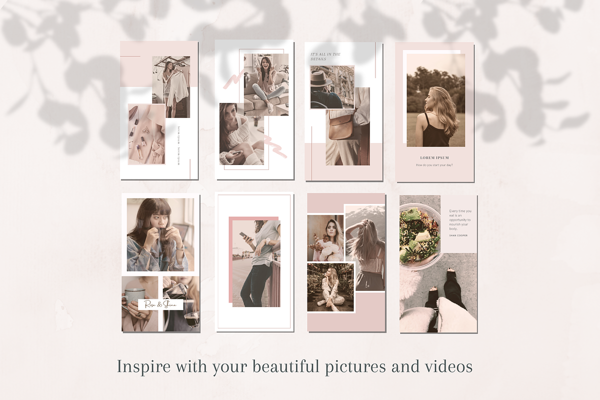 Instagram Bundle - Canva Templates, a Social Media Template by Tegefeldt Design (Photo 3 of 12)